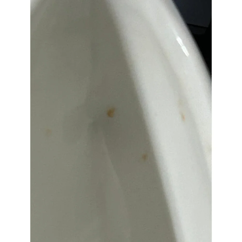 Vintage‎ Hall China White Gravy Boat Sauce Boat Embossed Made USA